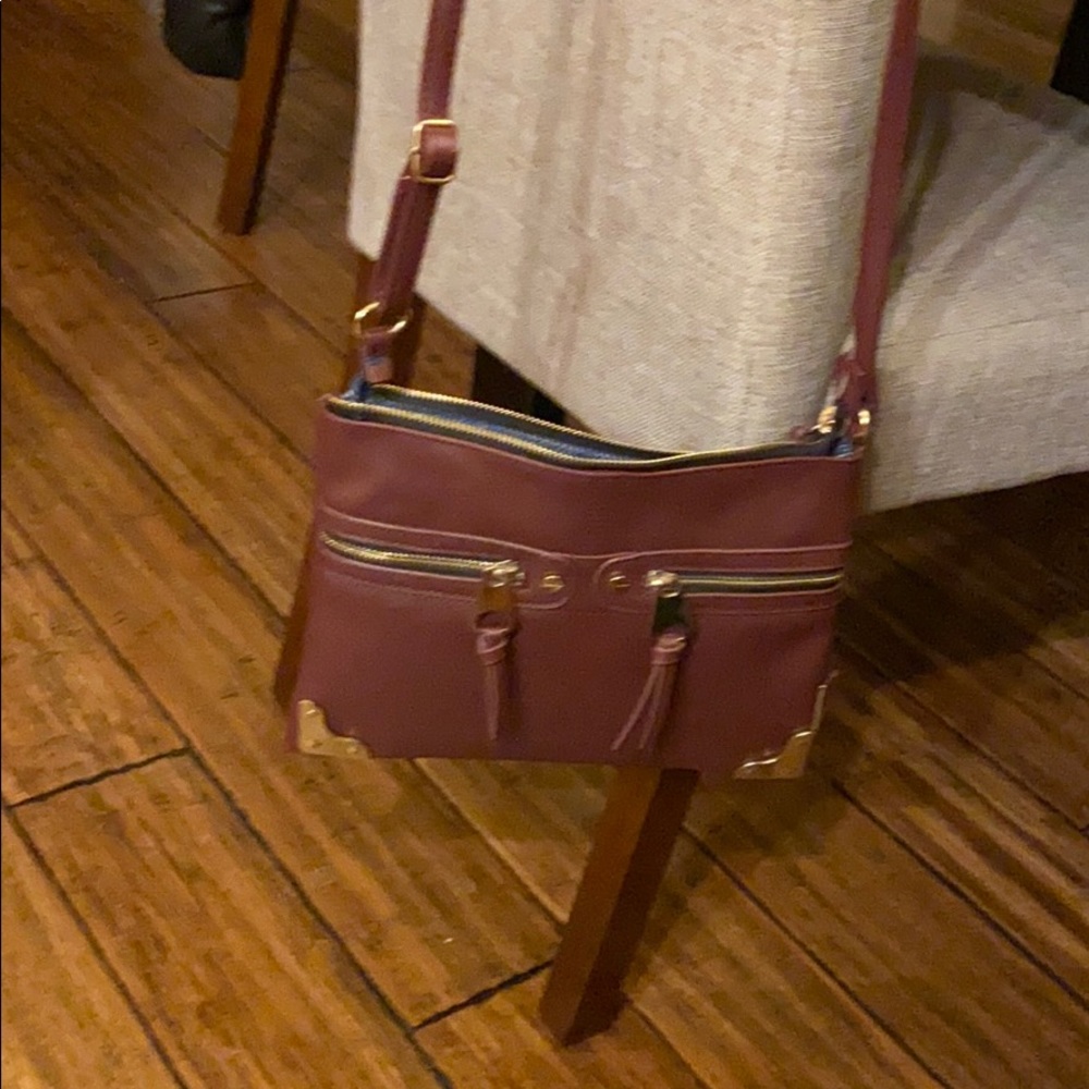 Cessation crossbody purse.